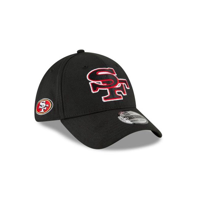 NFL San Francisco 49ers Logo Mix 39Thirty Stretch Fit (RKD2059) - Red New Era Caps